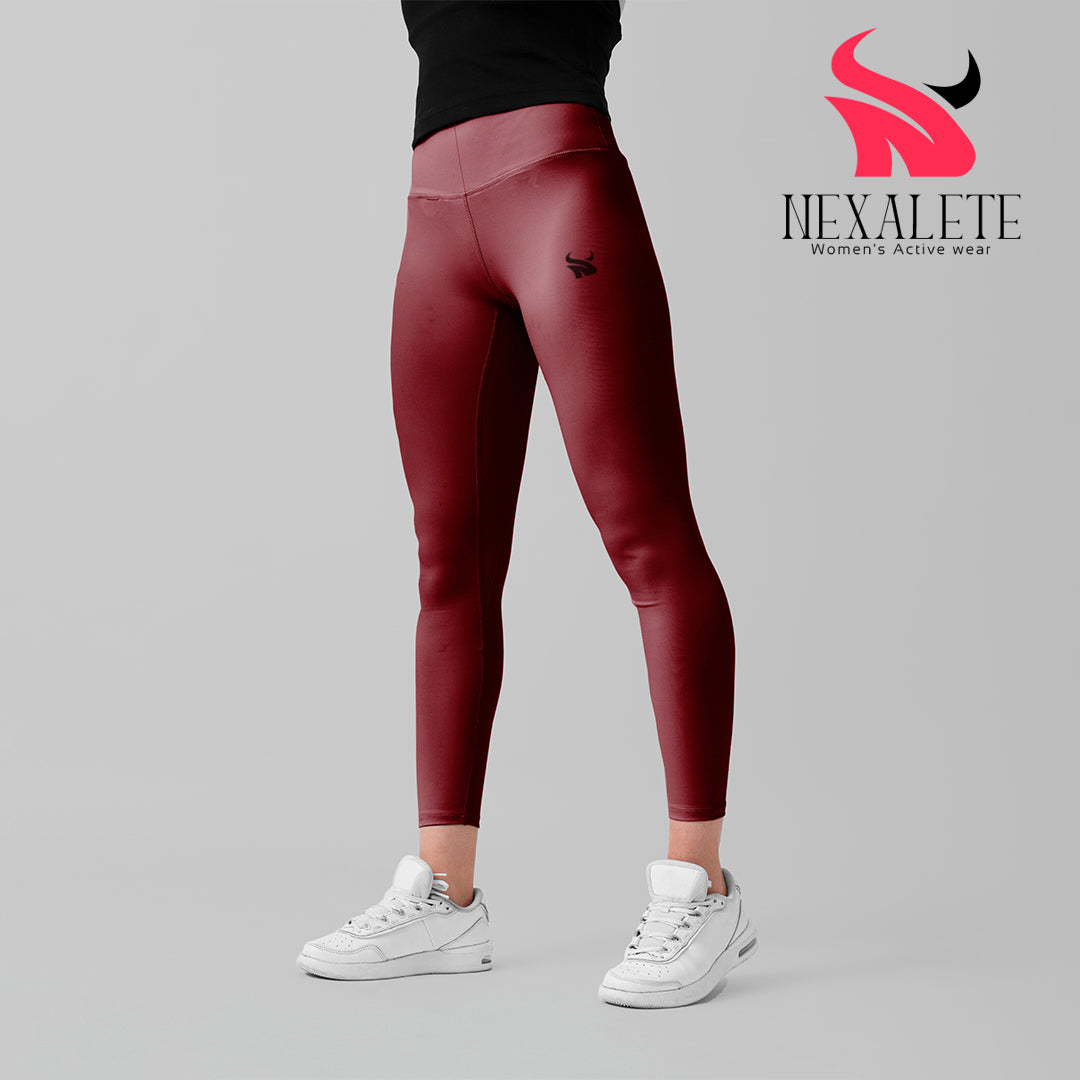 Nexalete - Women's Pro Leggings - Maroon